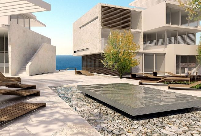  BLUE Hotel business and luxury villas-architecture erick velasco farrera, avp arhitekti 