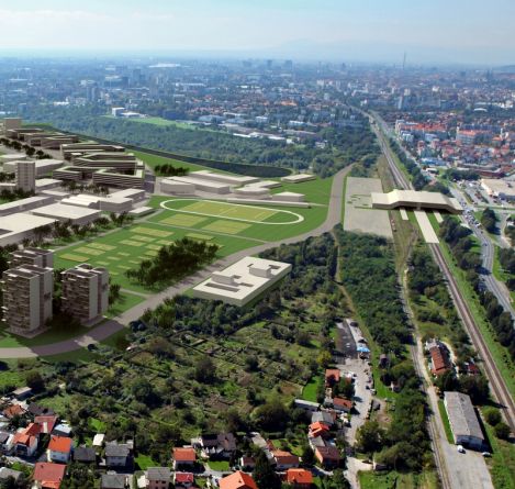  Borongaj competition, Urbanism, Zagreb, Croatia, AVP arhitekti 